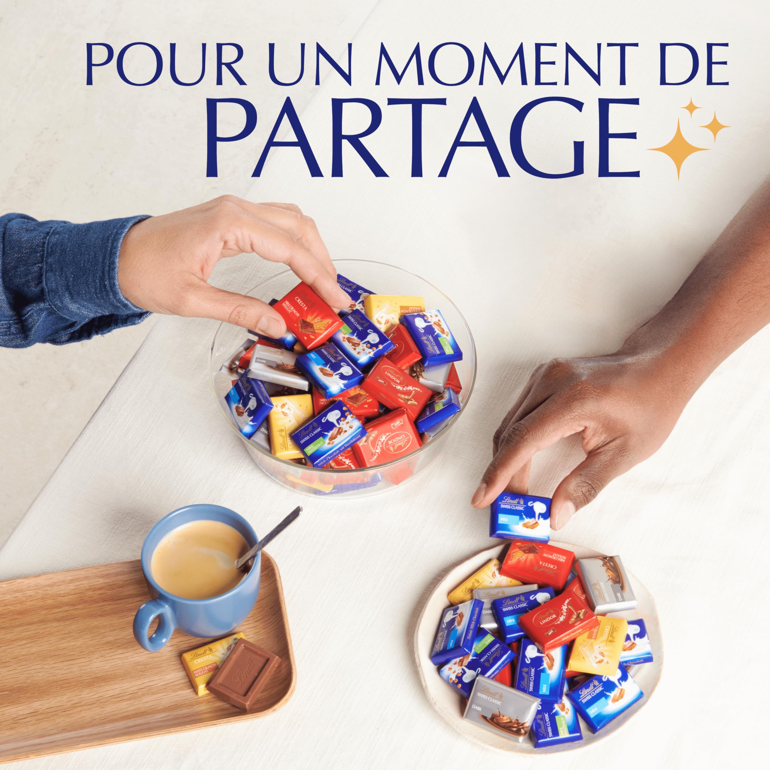 Lindt - Chocolats Suisses assortis -500g- Lot de 2