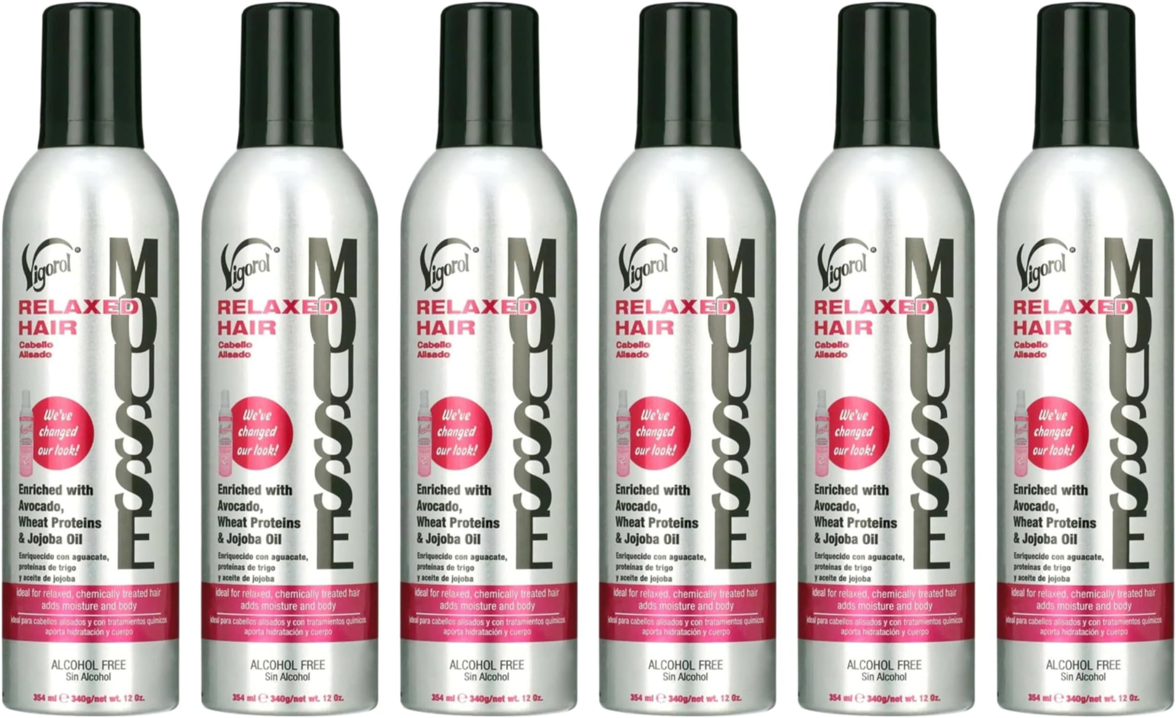 Vigorol Relaxed Hair Care Mousse, 12 Fluid Ounce - 6 per case.