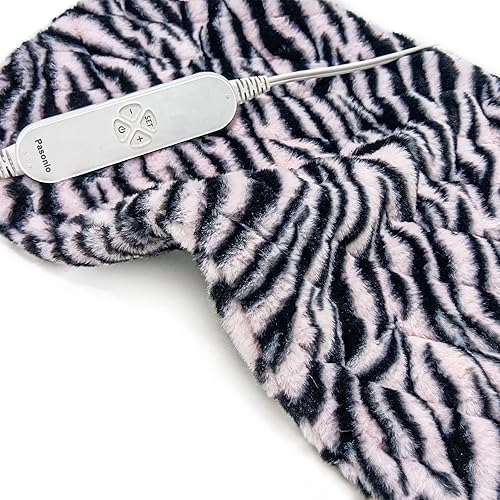 Almohadilla térmica XL con peso completo para dolor de espalda, calambres, alivio. Almohadilla térmica eléctrica grande de 2.3 libras para cuello y