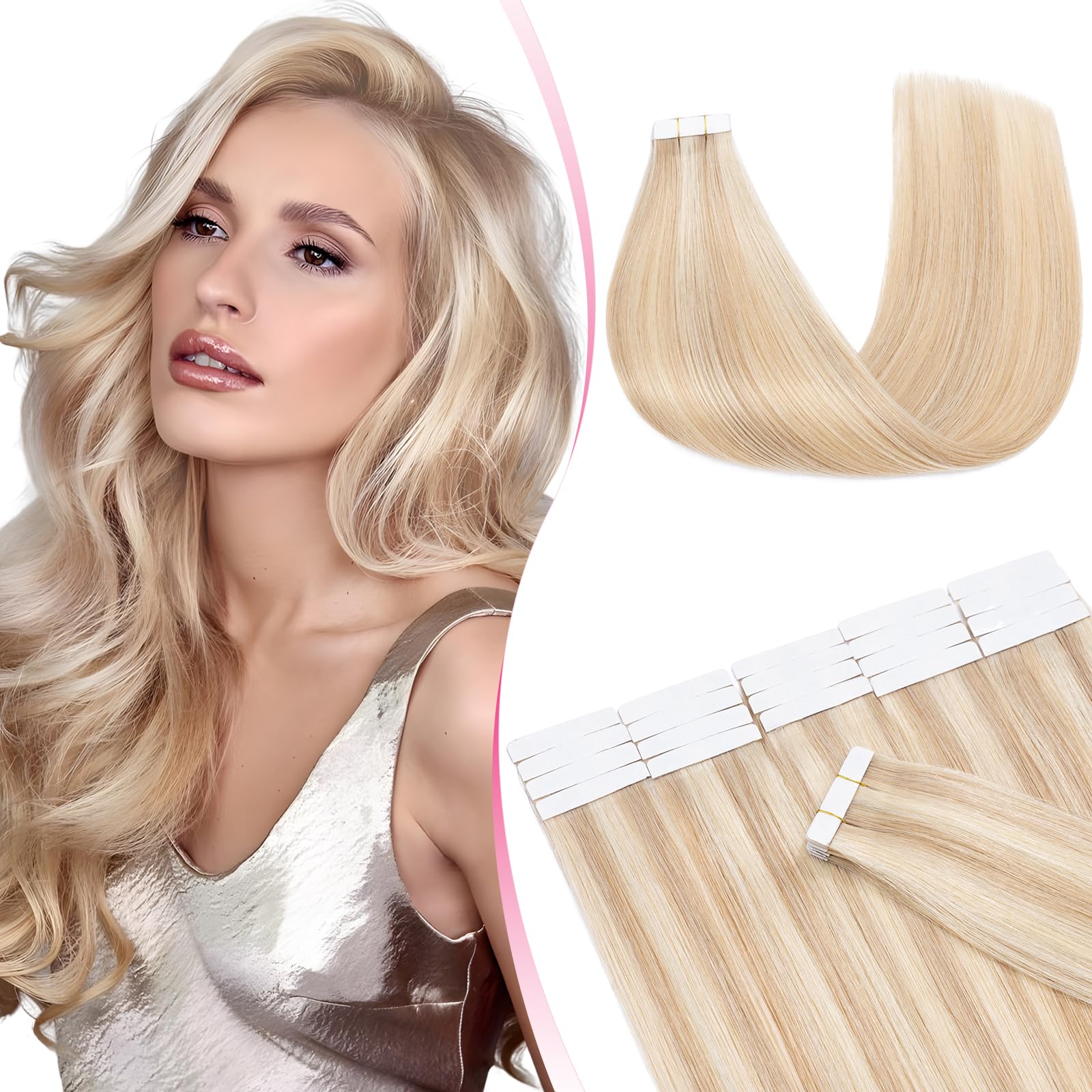 MY-LADY Seamless Invisible Tape Hair Extensions