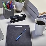 DYMO D1 Étiquettes pour LabelManager Fabricants d'étiquettes, 1/2'' x 23' Roulements (12mm x 7m), Imprimé noir, ruban de fabricant d'étiquettes blanches, stickers autocollants, 2-Pack