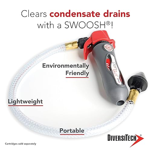 Miniatura 2 de Diversitech Pistola de drenaje GG-1 para líneas de condensado de AC, gris carbón