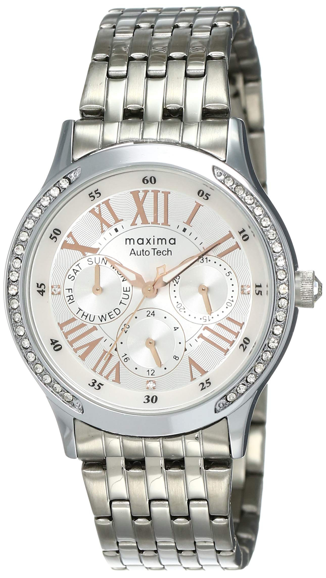 Maxima Attivo Multifunciton Women Watch- 41651CMLI (B073NPHGK6) Amazon Price History, Amazon Price Tracker