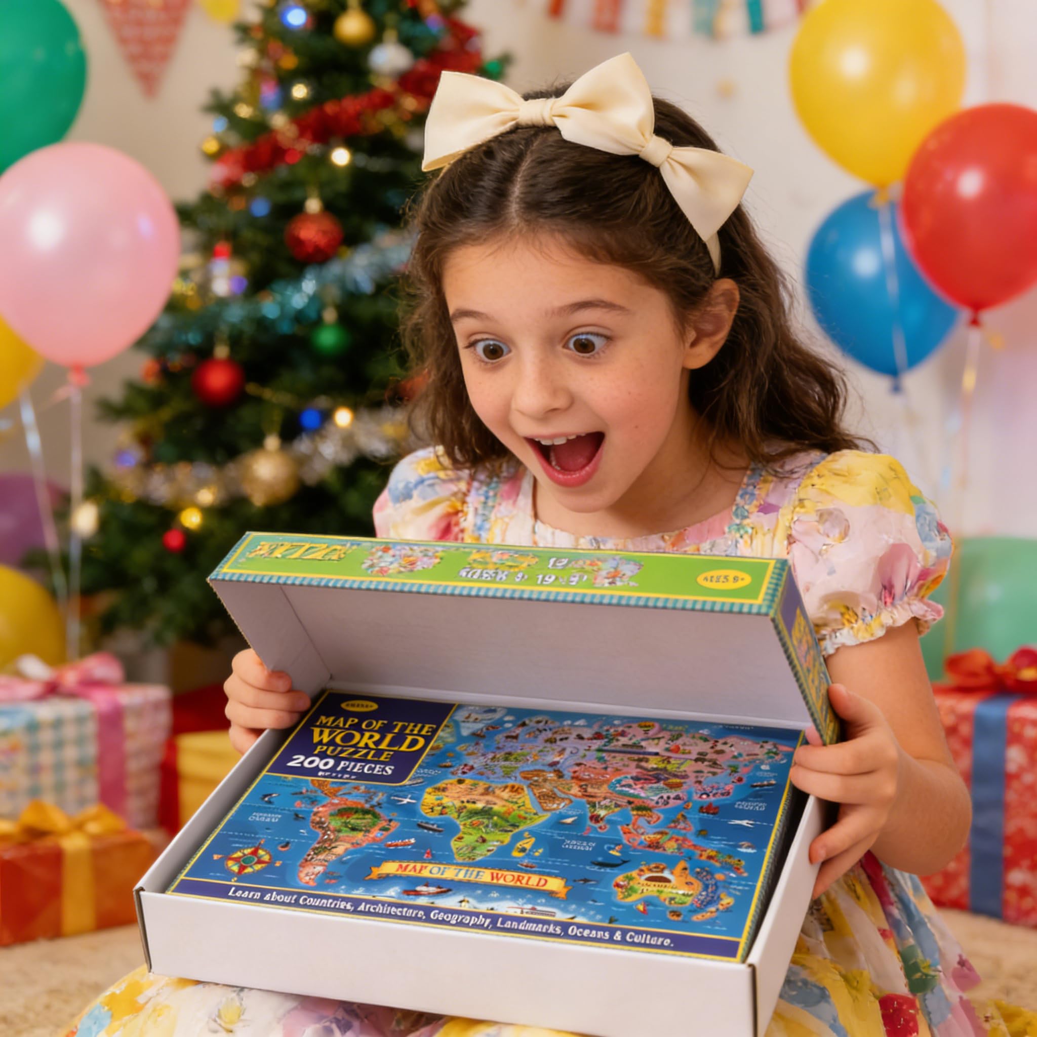 世界の名画 ジグソーパズルセット Amazon | NANXJIUR 200ピース 世界地図 ジグソーパズル 4-8歳のお子様