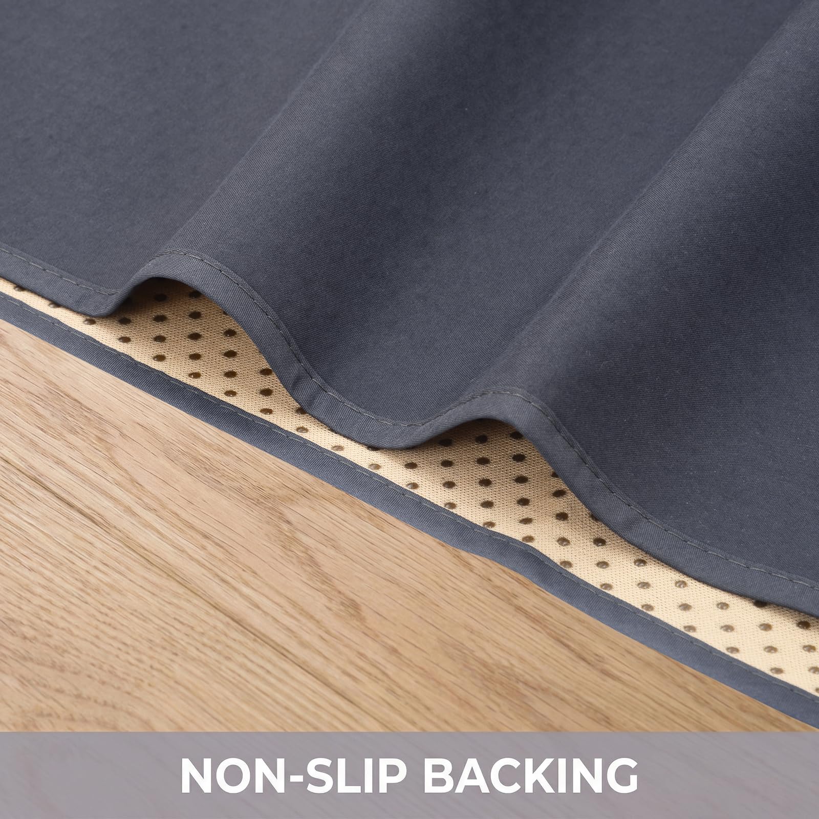 Tapis anti-éclaboussures pour bébé sous chaise haute, 152,4 x 152,4 cm, imperméable et lavable, protection de sol antidérapant