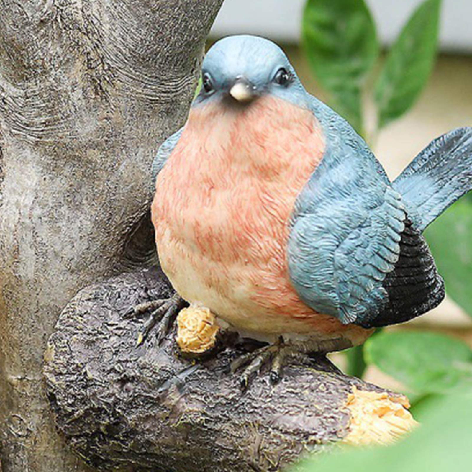 Uccelini in poliresina statua da giardino in poliresina resistente per esterno decorazione statue da giardino animali in resina Uccelini in poliresina statua da giardino in poliresina resistente per esterno decorazione statue da giardino animali in resina