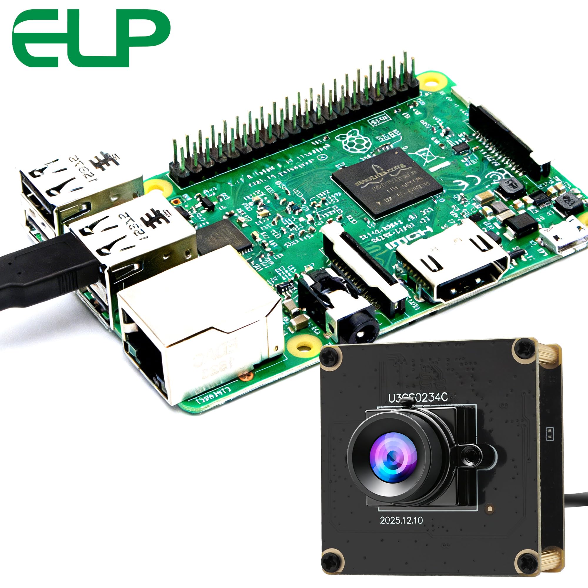 Amazon.co.jp: ELP 200FPS グローバルシャッター USB3.0 カメラ