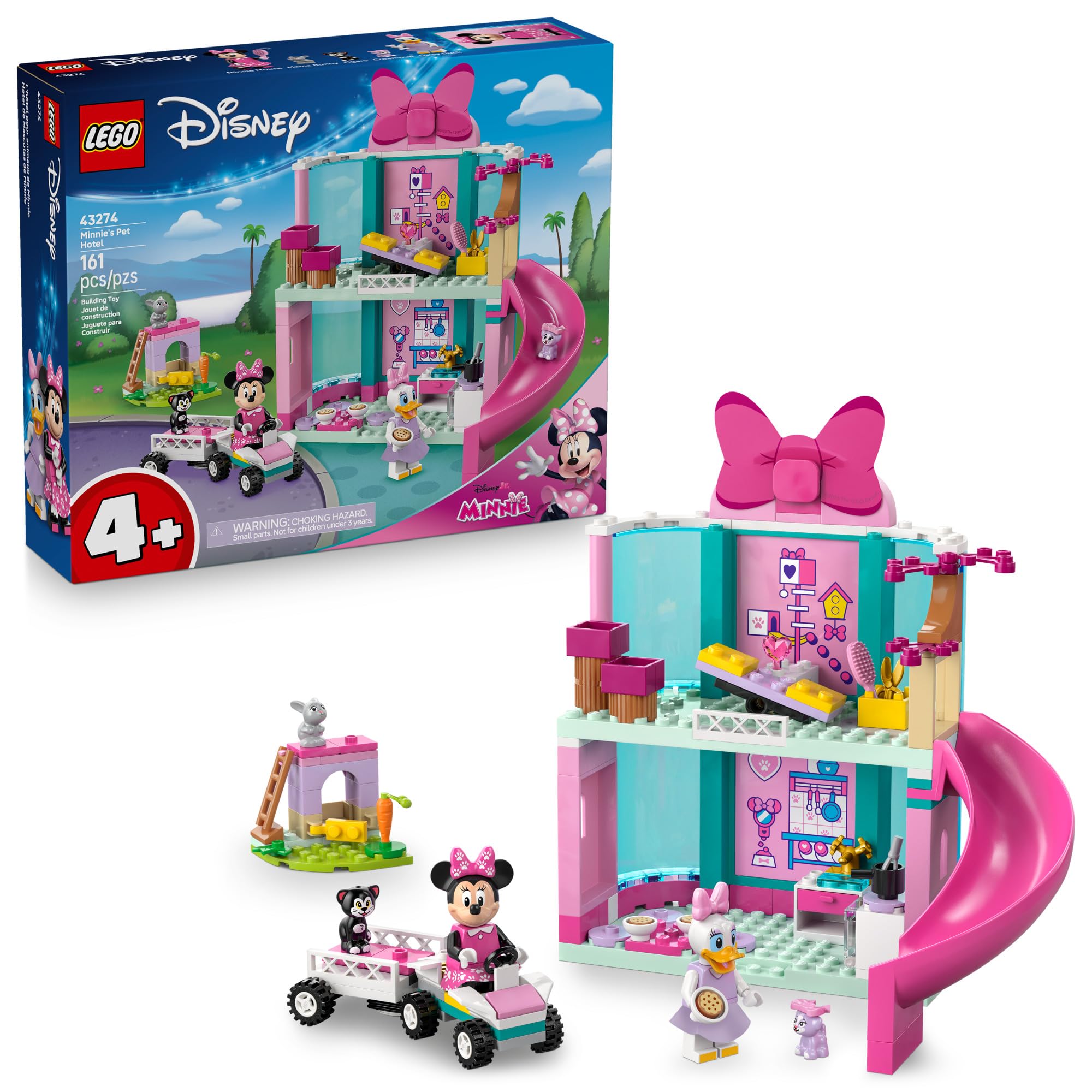 Amazon.com: LEGO Disney Minnie's Pet Hotel Toddler Toy - Minnie