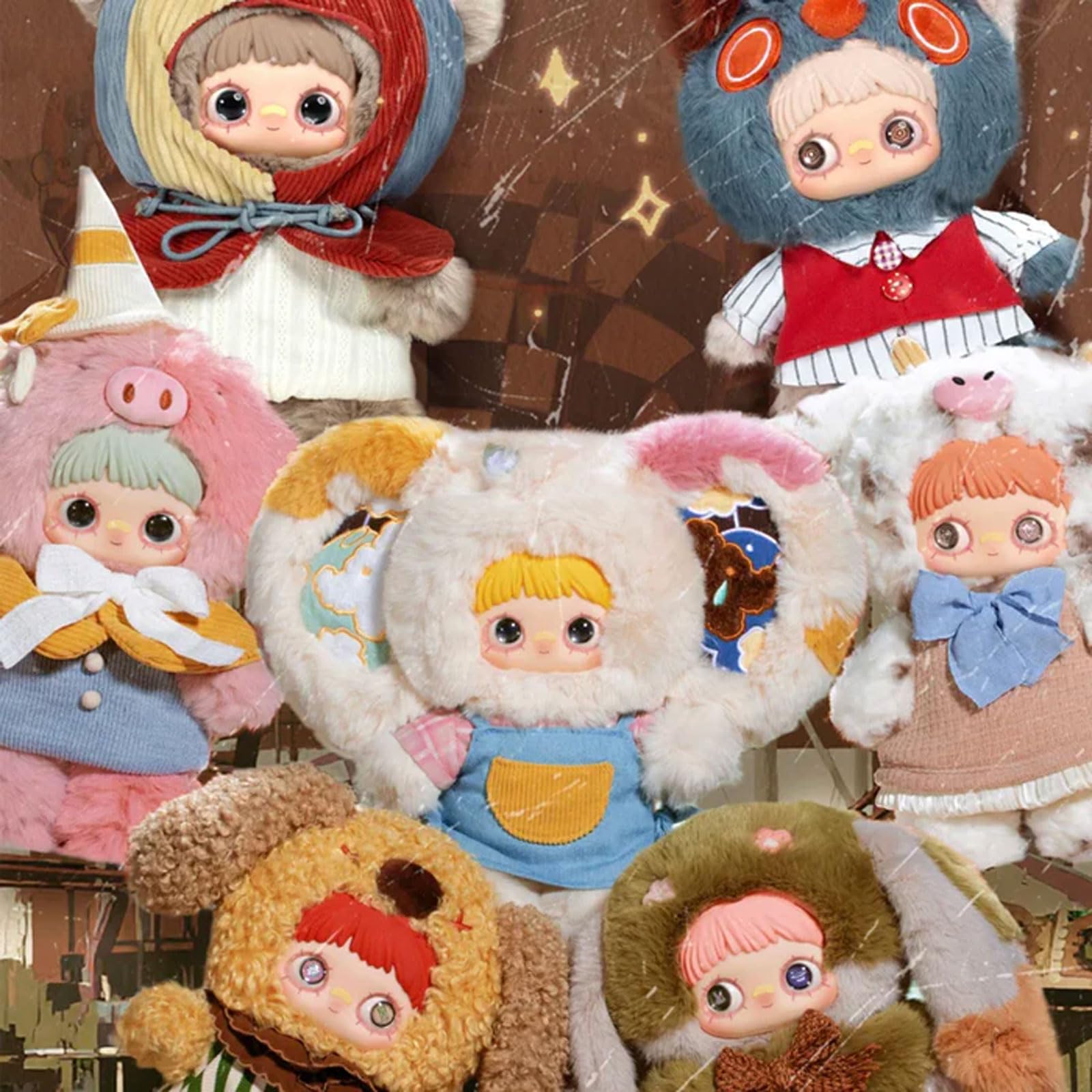 maymei ぬいぐるみ　400% Amazon.com: Maymei Blind Box Plush Figures, Cute Vinyl Blind