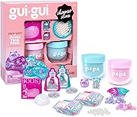 Gui Gui Shimmer Deluxe Duo Pack Slime Kit - 2 Scented Iridescent Slimes, 5-Step DIY ASMR Sensory Play, Collectible Glow-Up Fun