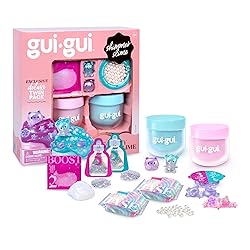 Gui Gui Scented Shimmer Deluxe Duo Pack with 2 Iridescent Slimes, 5 Step DIY Process to Customize Your Ultimate Slime Glow-Up, Resealable and Reusable Container, ASMR Experience