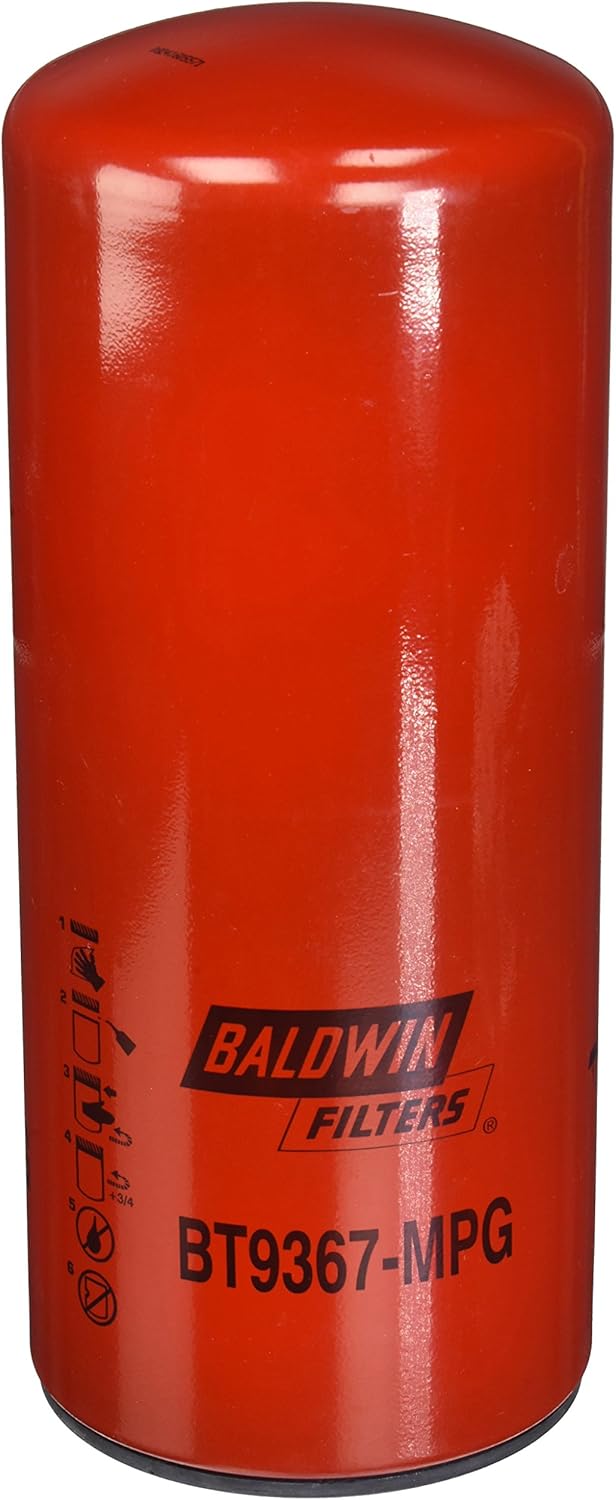 Baldwin Heavy Duty BT9367-MPG Hydraulic Filter,4-23/32 x 11-29/32 In