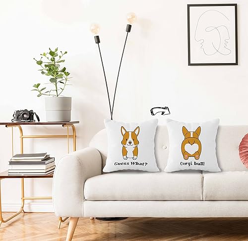 Miniatura 3 de Life is Better with A Whippet - Funda de almohada decorativa de 18 x 18 pulgadas, divertidas decoraciones de perro Whippet para el hogar,