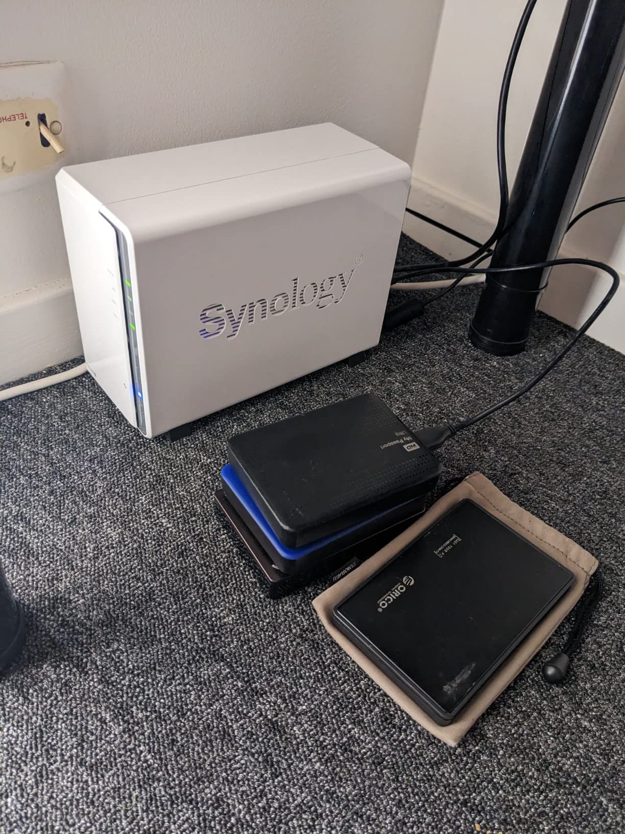 NAS Diskstation Synology DS220j 2-Bay - 512MB DDR4 (Diskless