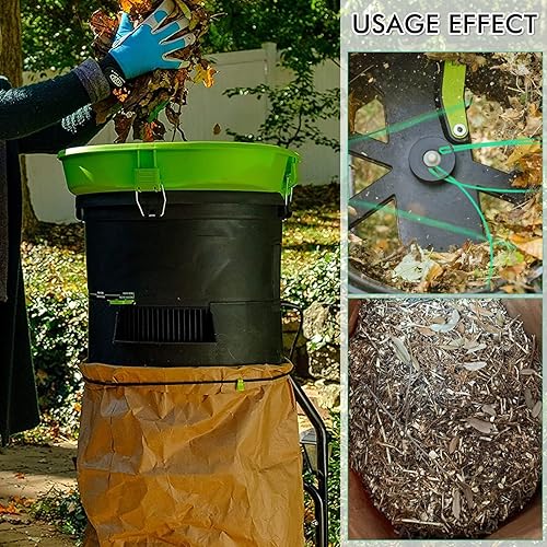 Miniatura 5 de THTEN LM71313 Línea de repuesto flexible en línea A, compatible con trituradora de hojas eléctrica Earthwise de 13 amperios con cable, paquete de 40