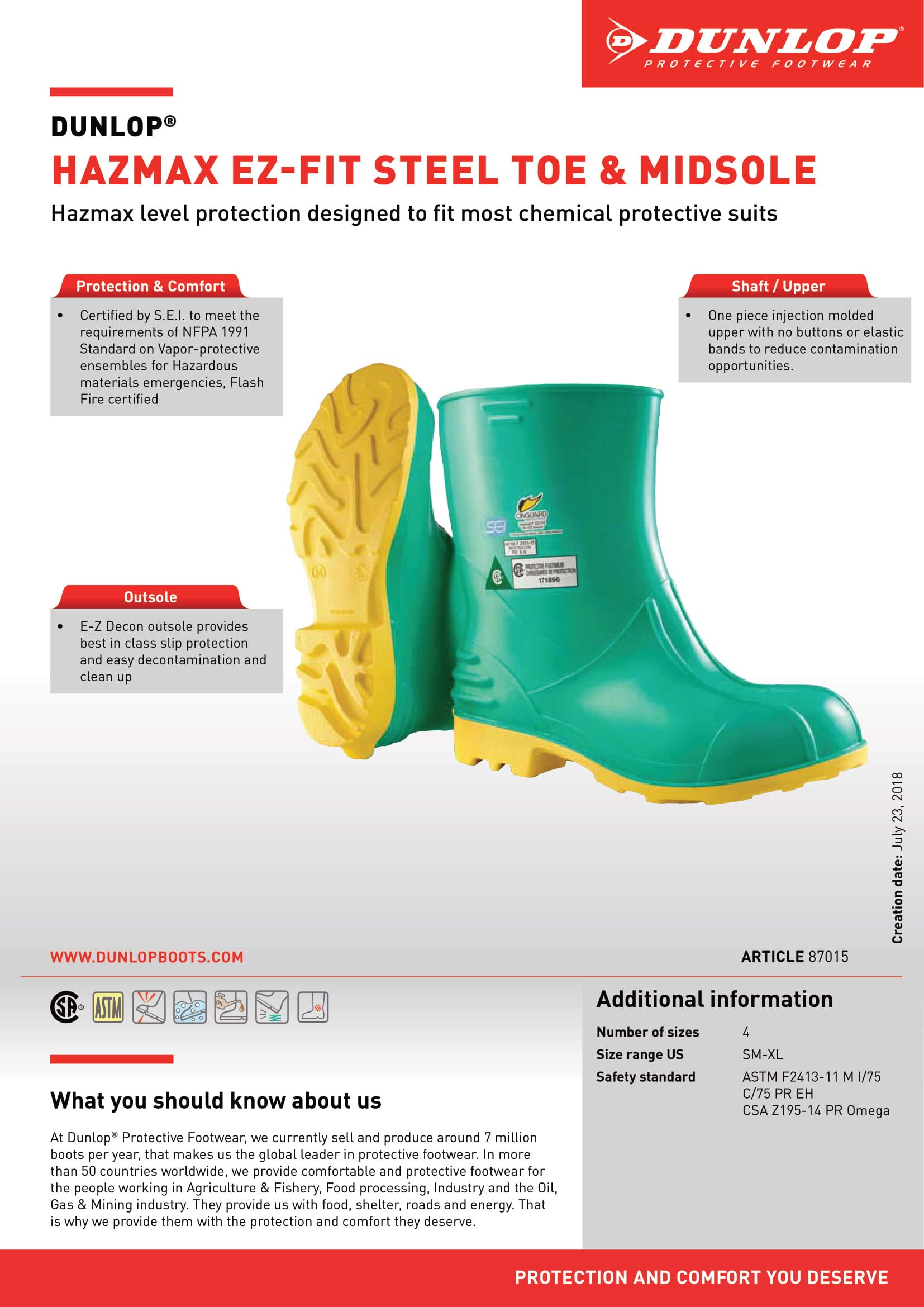 Dunlop Protective Footwear, 16