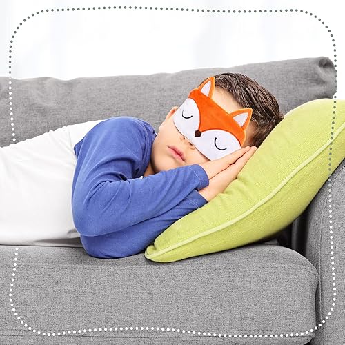 Miniatura 5 de Linda máscara de ojos para dormir, 3 piezas de dibujos animados de gato, perro, máscara de ojos divertida, máscara de dormir suave y ligera, máscara