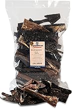 Tiernahrung Schwenner Rinderpansen für Hunde getrocknet – Dog Snacks - gesunde Kaustangen für Hunde 1000g 20cm