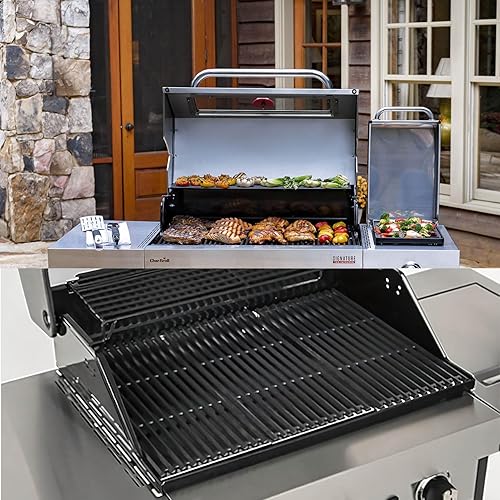 Miniatura 7 de GasSaf Rejillas de hierro fundido de 17 "para parrillas de 3 quemadores infrarrojos Charbroil G466-0025-W1A 463242515 463242516 463243016 463346017