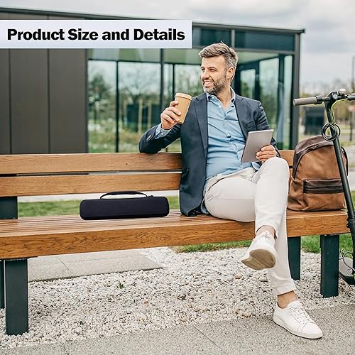 Miniatura 7 de Funda M08F, estuche portátil para impresoras M08F, funda de EVA negra con cremallera y asa