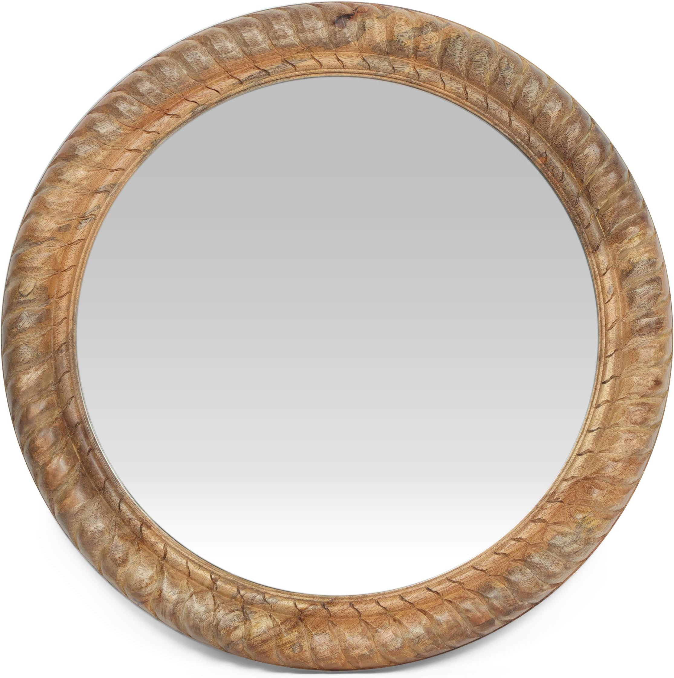 Christopher Knight Home Vanlue, Natural + Mirror
