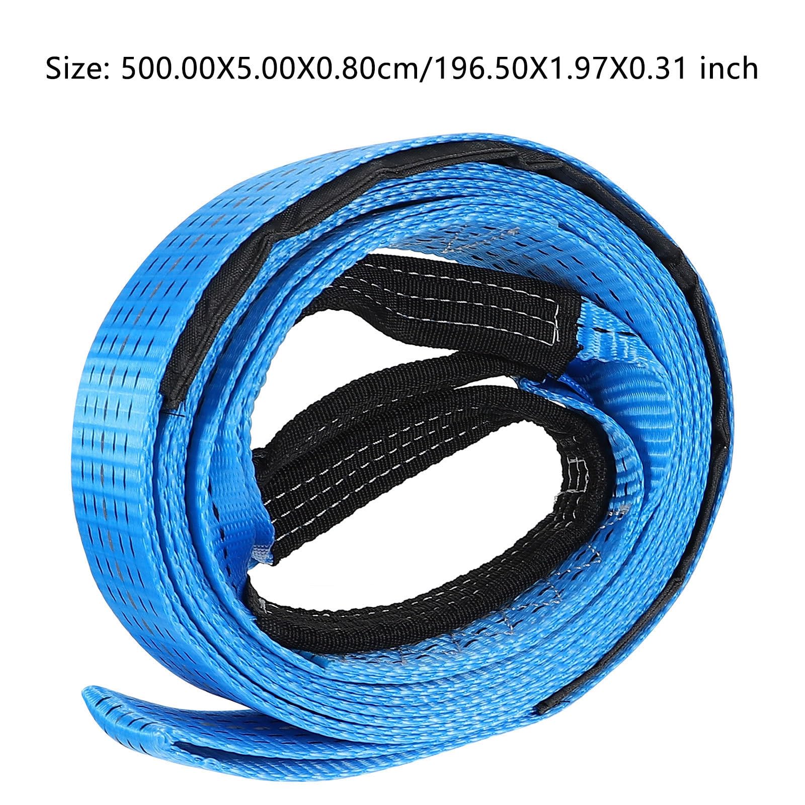 Abschleppgurt 8 Tonnen 5 Meter Polyester mit U-Haken