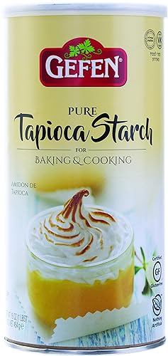 Miniatura 4 de Gefen, Harina de tapioca sin gluten, almidón de tapioca, 16 onzas (paquete de 2) con tapa resellable
