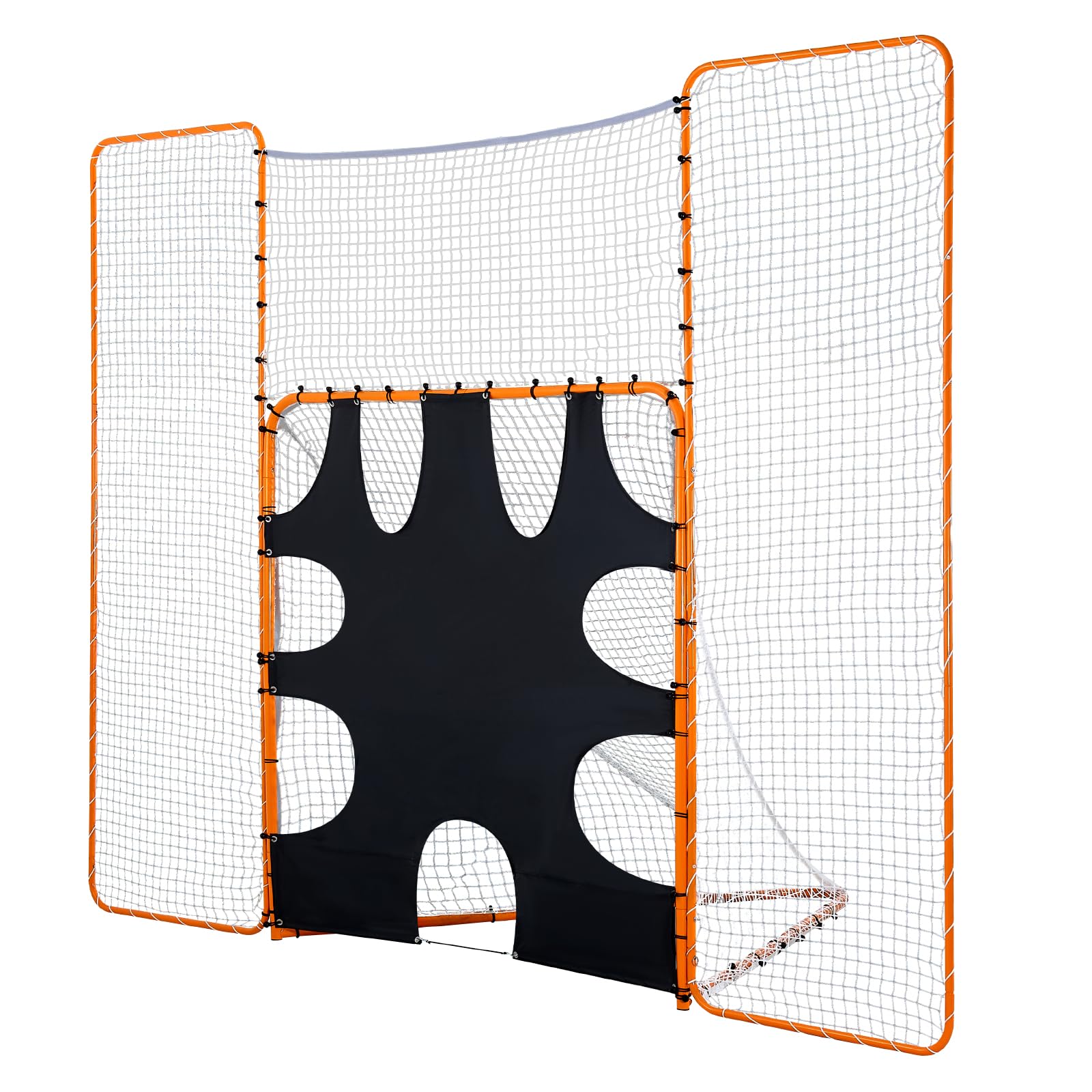 VEVOR Portería portátil de Lacrosse - Juego Completo de Accesorios de Entrenamiento con Cobertura extendida para jóvenes y Adultos