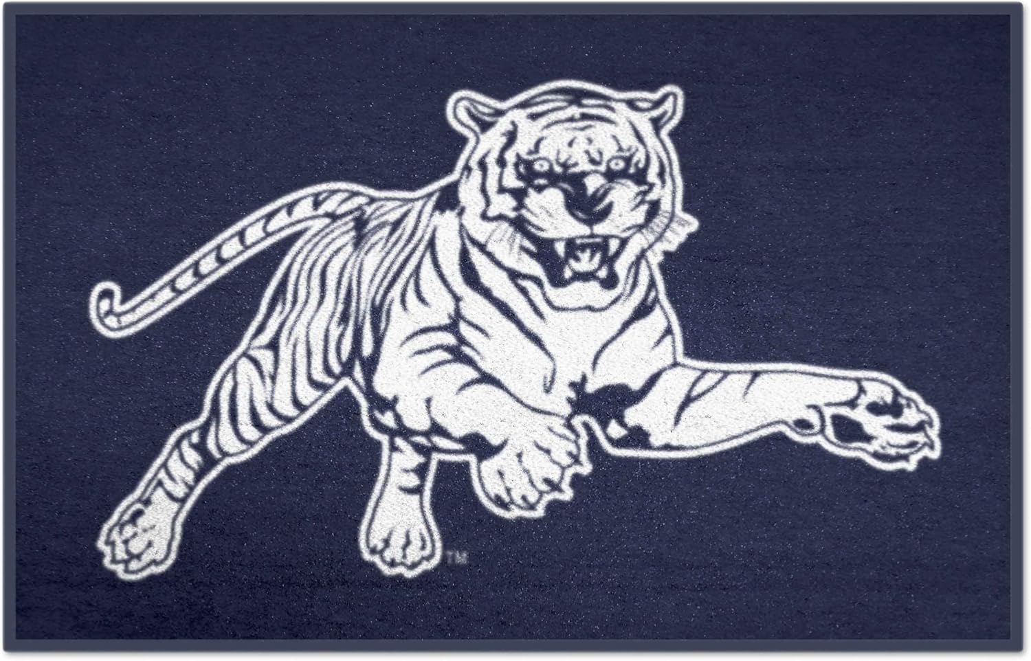 FANMATS 3995 J NCAA - ackson State Tigers Starter Mat Accent Rug - 19in. x 30in. | Sports Fan Home Decor Rug and Tailgating Mat