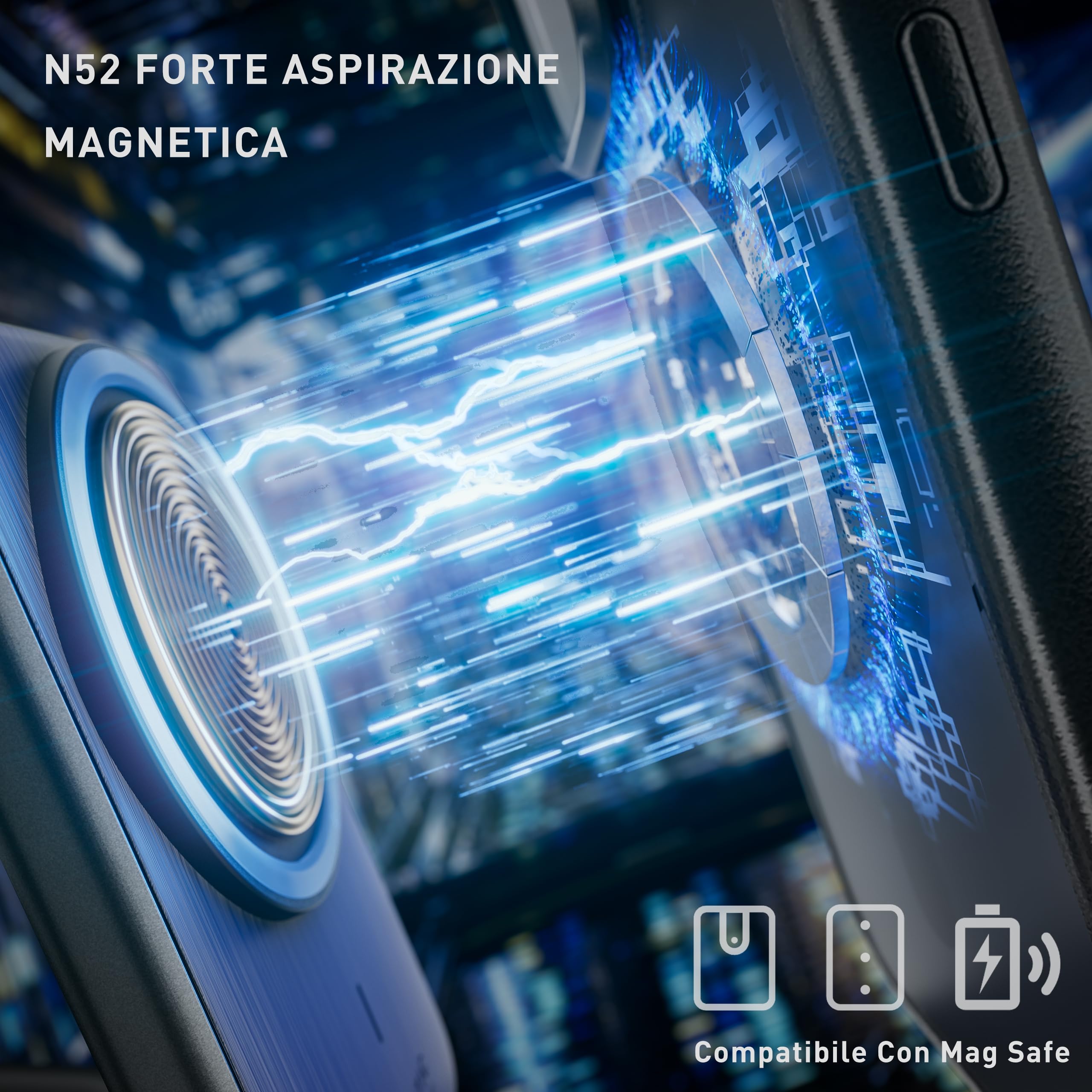 tigratigro Cover con Cavalletto,Compatibile con iPhone 16 Pro,Protezione Fotocamera H9 vetro temperato,Custodia Posteriore Glassata Traslucida, Anti-Impronte,Sensazione di Velluto (Grafite Nero)