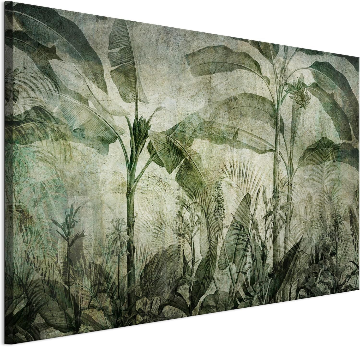 LUMASOUL Leinwandbild Dschungel 120x80 cm 1-teiliges Bild modernes Motiv