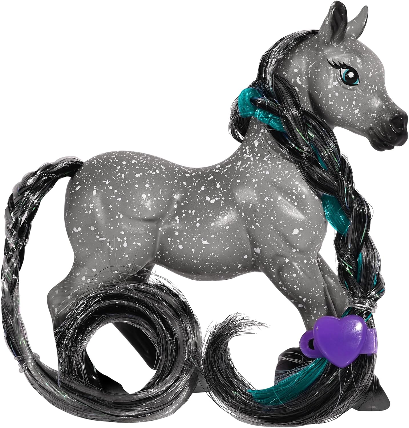 Breyer Horses Mane Beauty Li'l Beauties | Dusty - Horse | Brushable Mane and Tail | 4.25" L x 3.25" H | Model #B-MB-10378