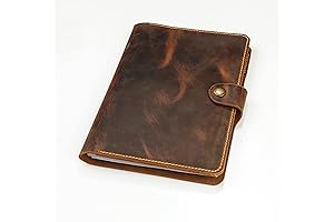 Personalized Leather Notebook Cover for Rocketbook Flip Executive Size Notepads