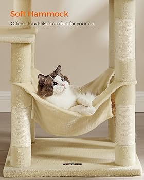Tectake Cat Tree Scratching Post Snooky - Cat Scratching Post Cat Tower - Grey | DIY At B&Q
