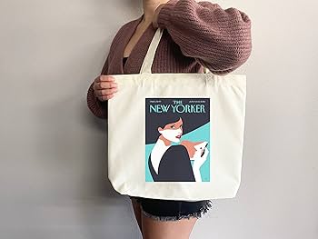 Amazon.com: New Yorker tote bag, New Yorker magazine bag