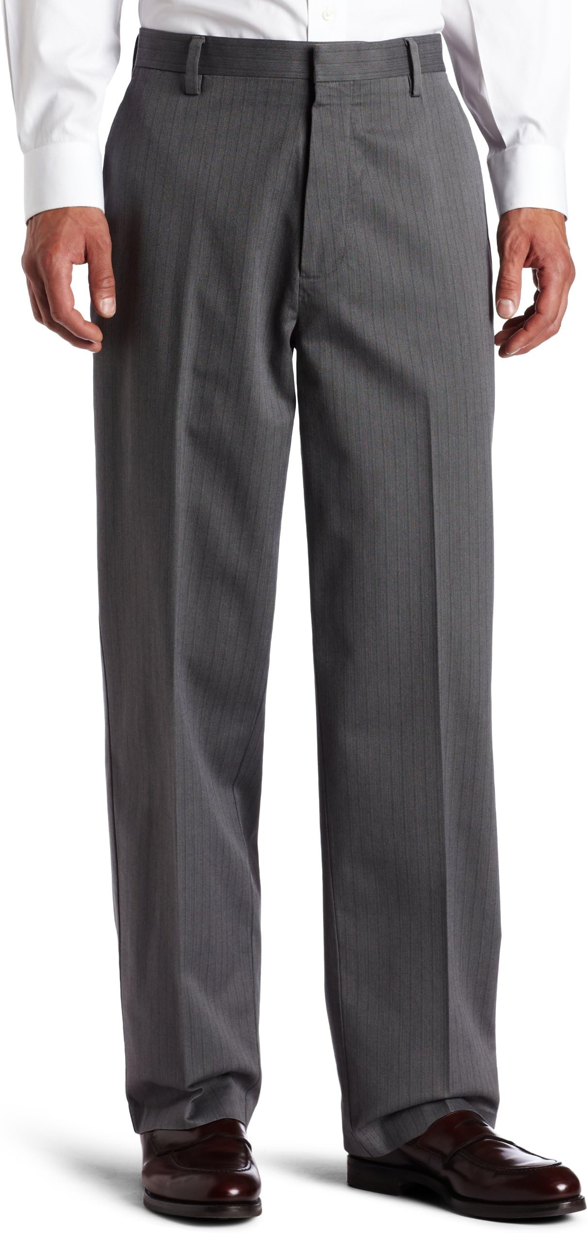 Dockers Men's Never Iron Essential Khaki D3 Classic-Fit Flat-Front Pant