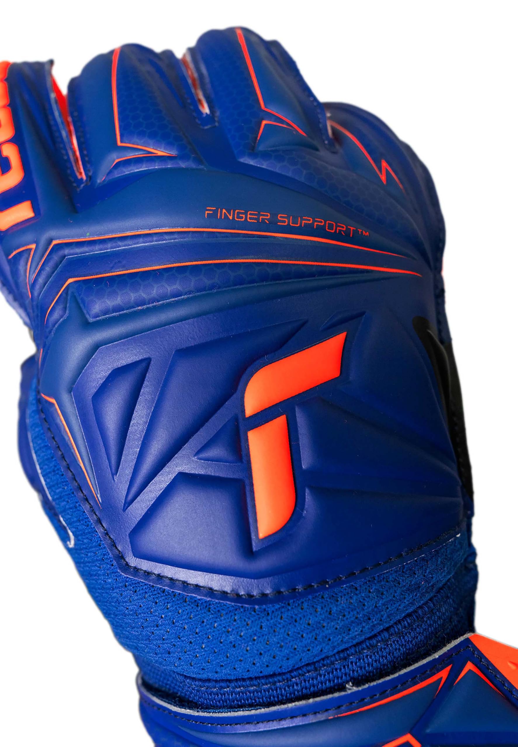 Reusch Guanti da portiere per adulti | Protezione delle dita | Ottima presa | durevole, allenamenti e partite, erba sintetica, naturale e campi in terra battuta, Taglie 8-11, Attrakt Infinity Finger Sup.