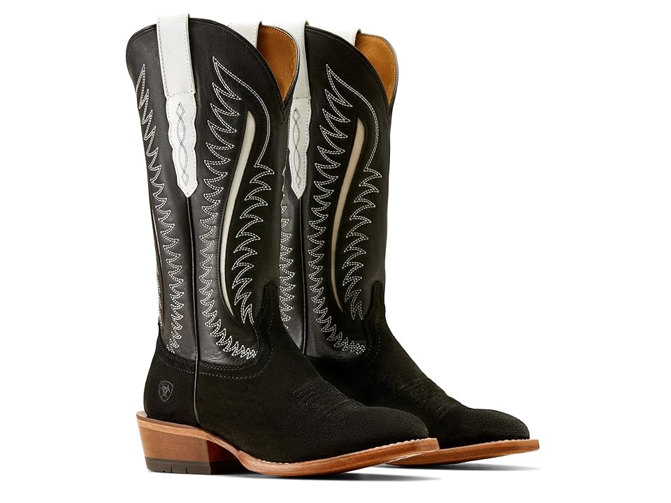 Ariat Futurity Limited Western Boots (Black Roughout) Women's Shoes INTERNATIONAL SHIPPING