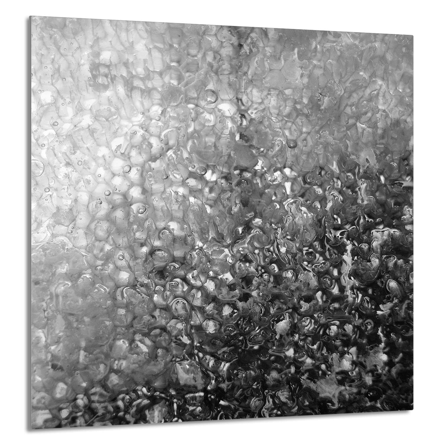 Szklany panel ochronny do kuchni Lacobel, szklana płyta ochronna na kuchenkę, 60x65 cm, szklana deska do krojenia, ochrona przed rozpryskiwaniem, uniwersalna, KROPLE