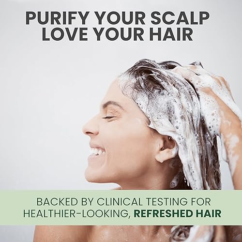 Miniatura 6 de Champú de aceite de árbol de té MaxTherapy, alivio de la picazón del cuero cabelludo, refresca y limpia la caspa y la acumulación, aclarando para