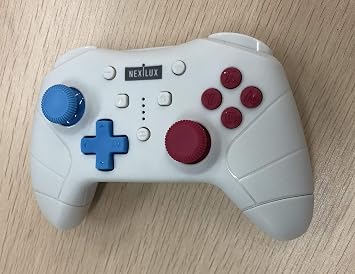 Wireless Pro Mini Controller Compatible with Nintendo Switch (Motion Sensor & Turbo Enhanced), PC, Android Phone and Android TV - Light Gray (NXL-95227)