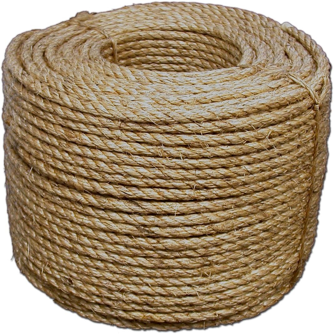 T.W Evans Cordage 26-011 1/4-Inch by 100-Feet 5 Star Manila Rope ...