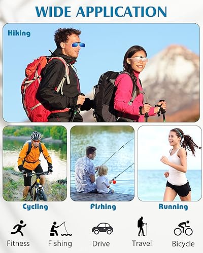 Vista 7 de Frienda 5 pares de gafas de sol polarizadas con clip sin montura abatibles antideslumbrantes