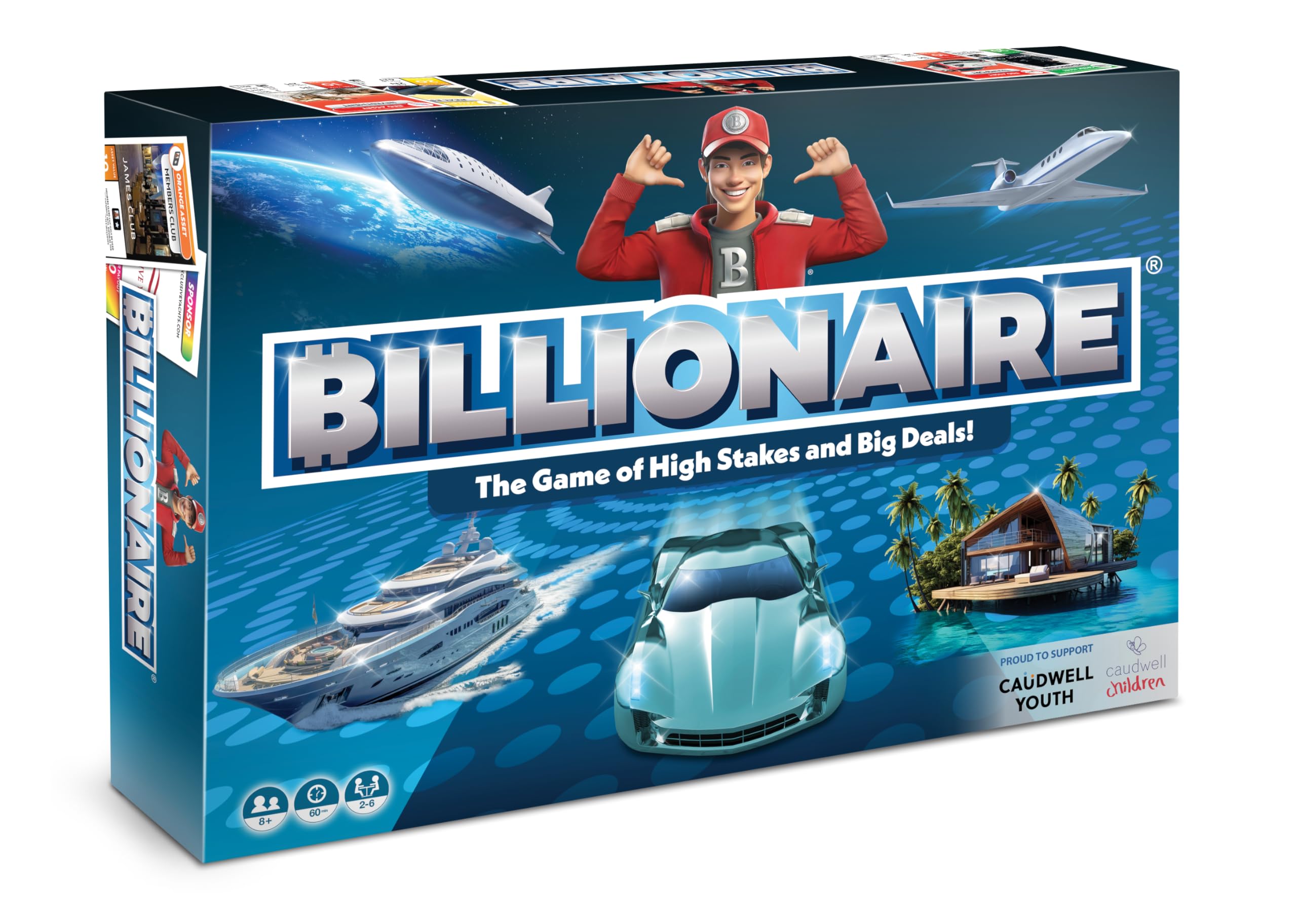 Billionaire | Board Game | From the Makers of Football Billionaire | Family Board Game for Kids and Adults | Ages 6+ | Strategy Game for 2-6 Players | New Edition