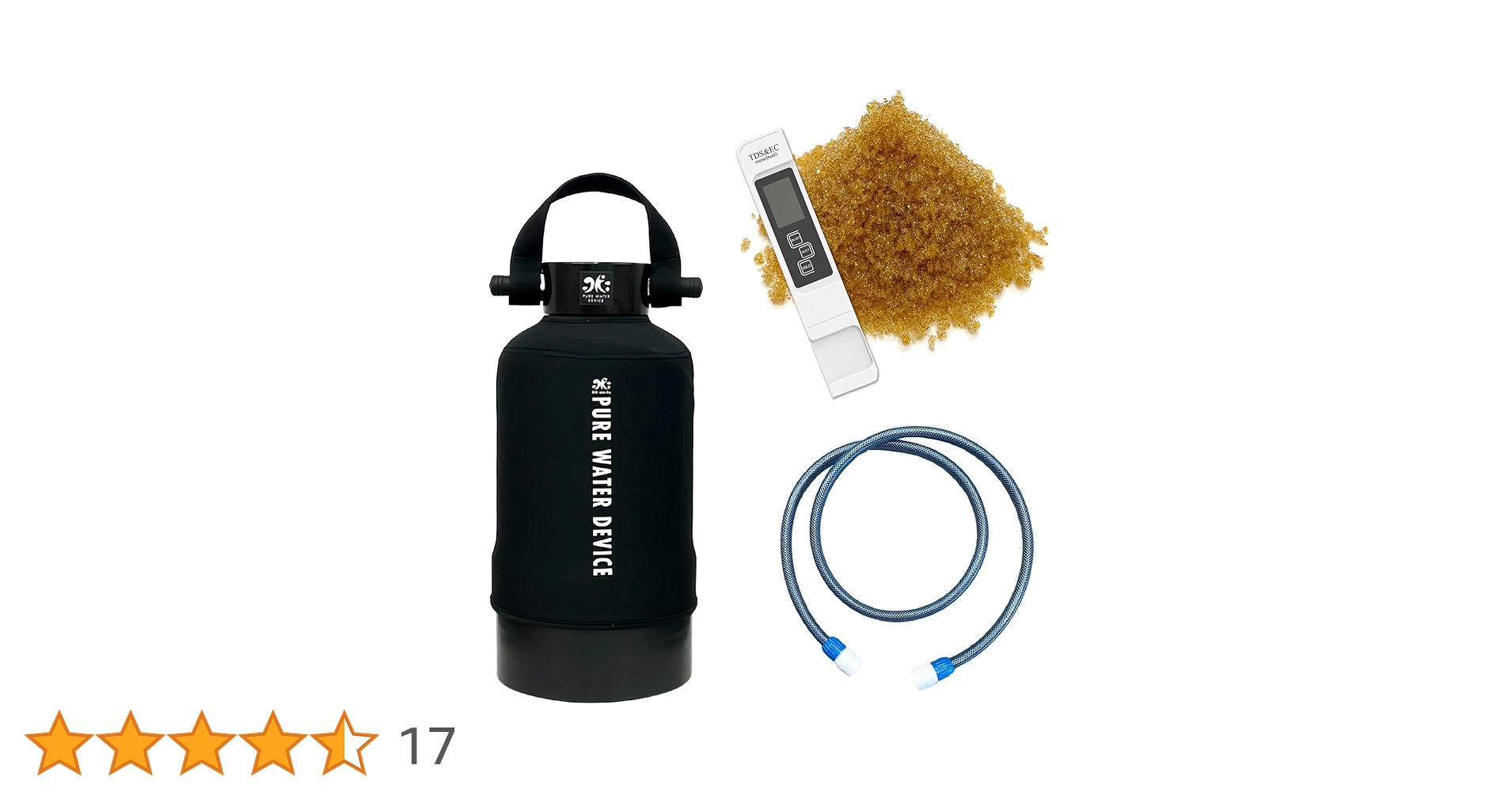 [か]　洗車用純水器５Lタイプ　ブラックタンクのみ　送料無料 よ] 洗車用純水器5Lタイプ ブラックタンクのみ 送料無料 よ] 洗車用