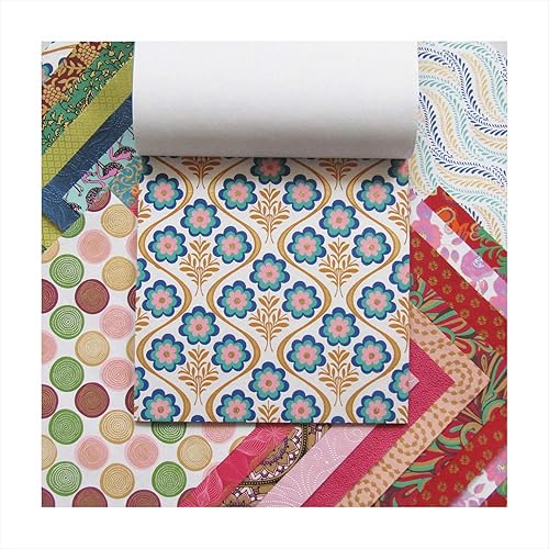 Miniatura 7 de Paperhues Elegant Designs Collection - Papel de recortes hecho a mano de 12 x 12 pulgadas, 24 hojas.