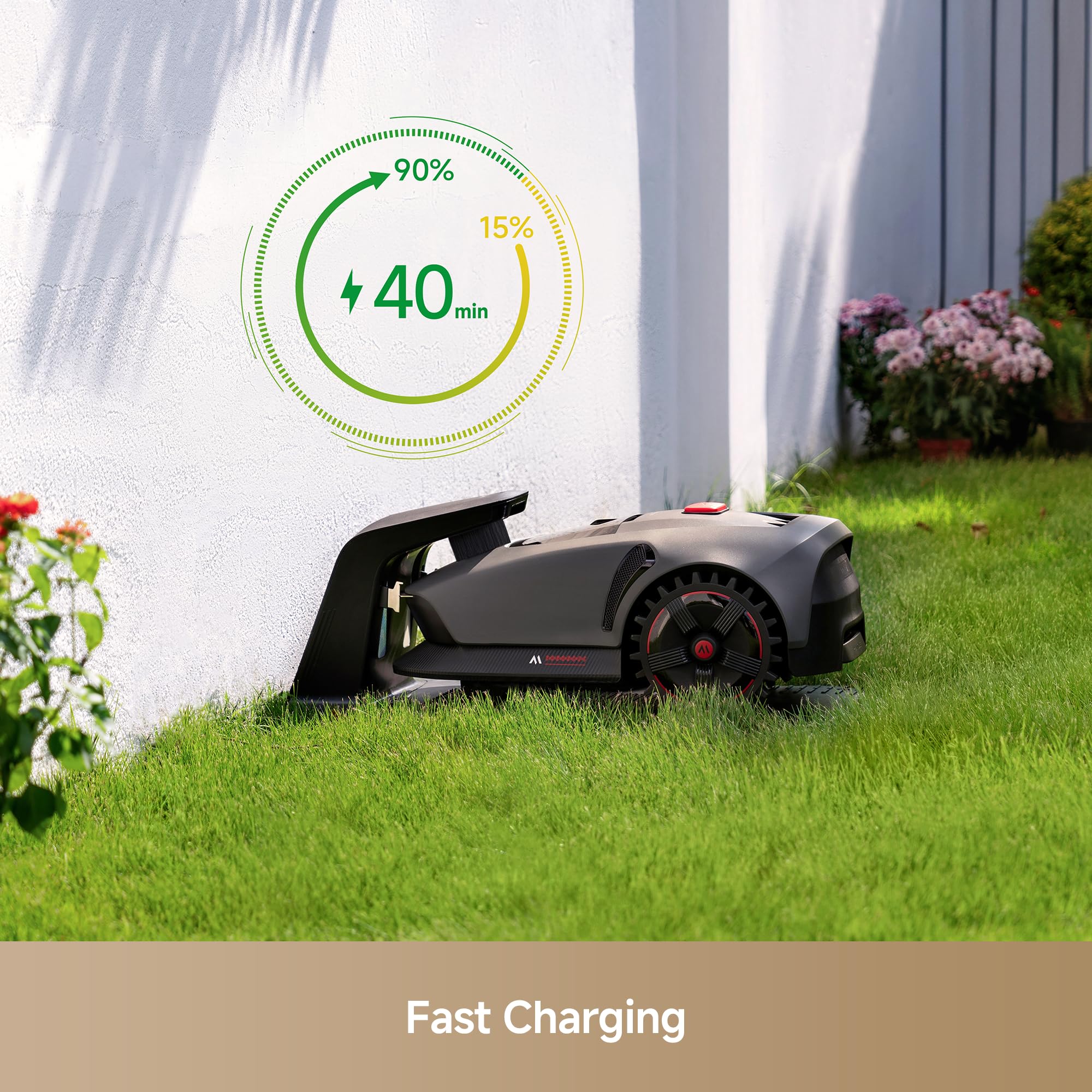 MOVA Aux Power Hub 3A, Estación de Carga para Cortacéspedes MOVA, Soporta un Cortacésped para Dos Jardines, Alimentación Fiable, Carga Rápida, Uso Exterior, Configuración Fácil