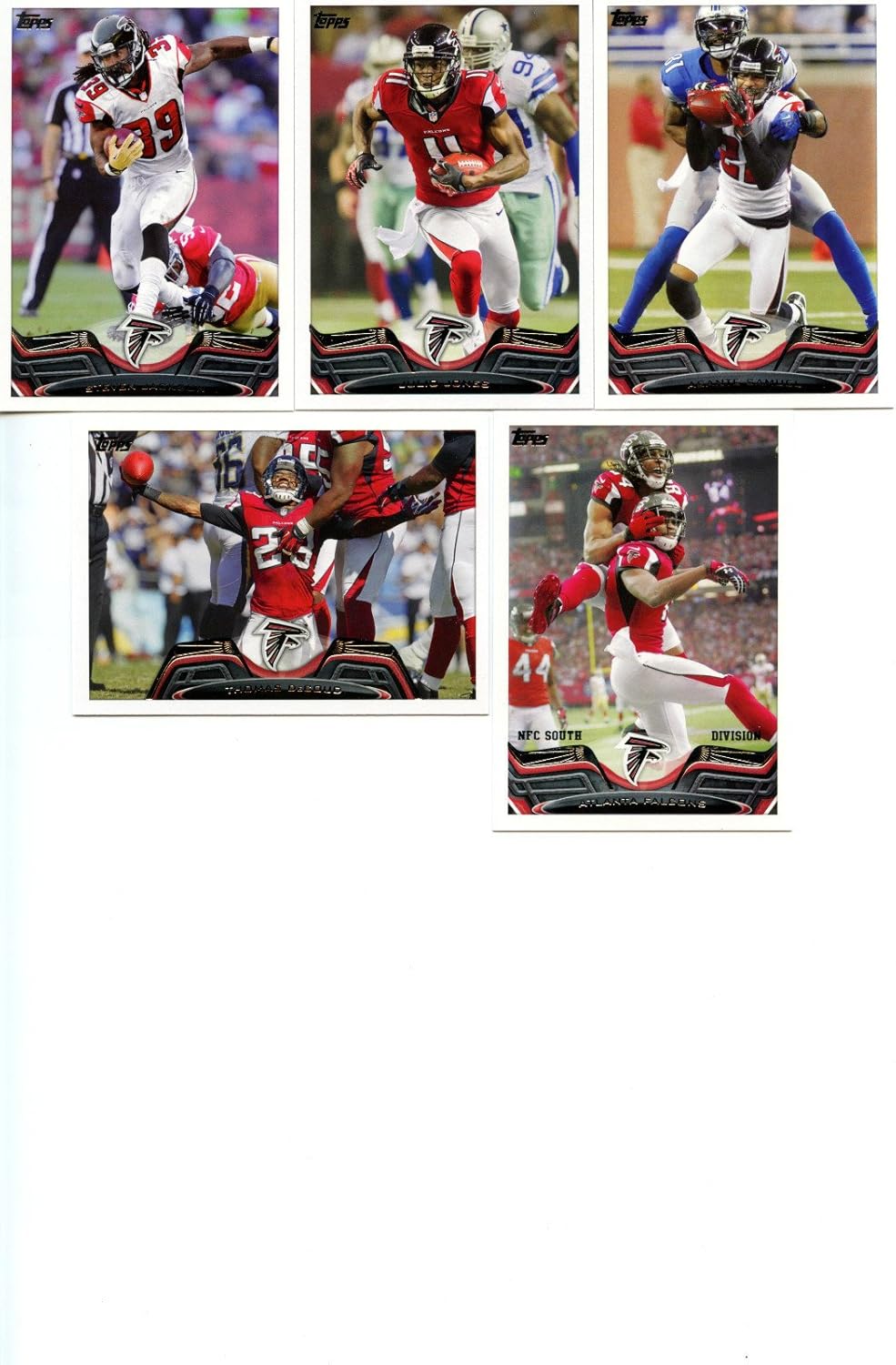 Atlanta Falcons 2013 Topps Complete Mint 14 Card Team Set Including Matt Ryan and Julio Jones Plus