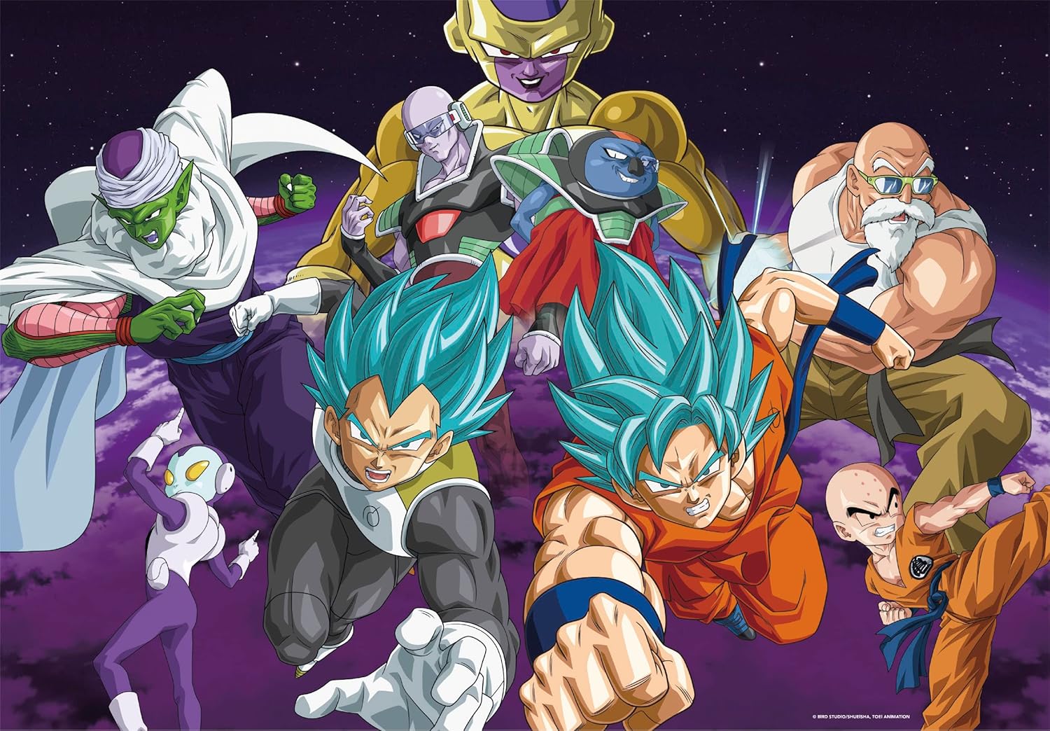 Clementoni - Dragon Ball Ball-500 Adult Pieces, Superheroes, Anime Puzzle, Made in Italy, Multicoloured, 35134