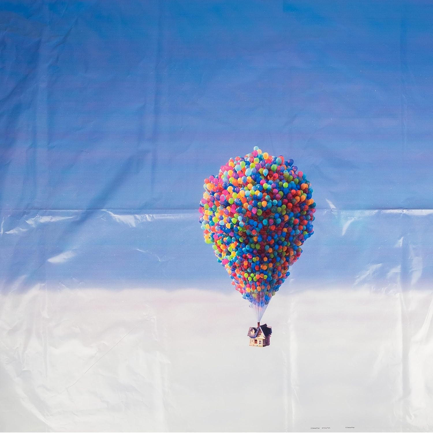 Disney Pixar UP Table Cover (54" x 108") | Disposable, Premium Themed Tablecloth for Stress-Free Party Decor and Cleanup